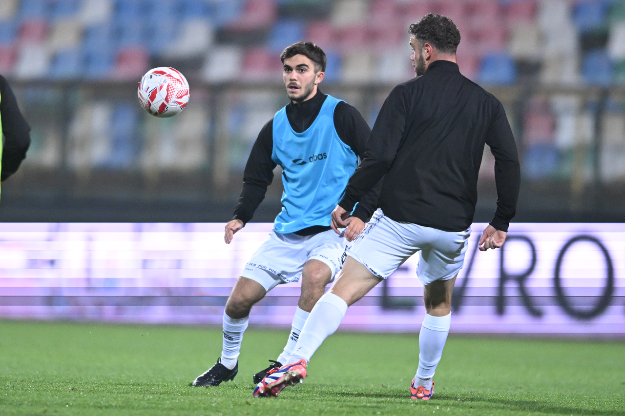 Velika Gorica: Zagrijavanje igrača uoči početka utakmice HNK Gorica i NK Vukovar