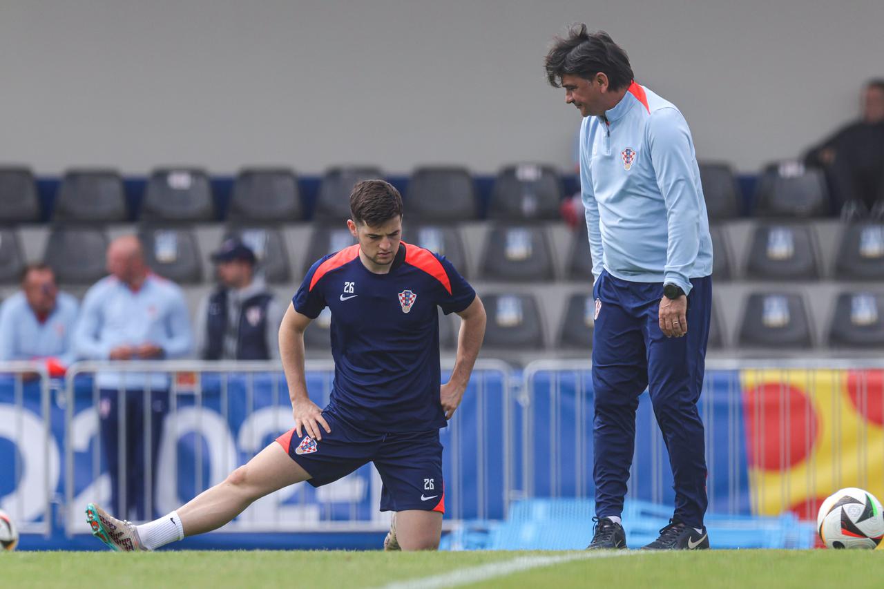 Neuruppin: Trening hrvatske nogometne reprezentacije