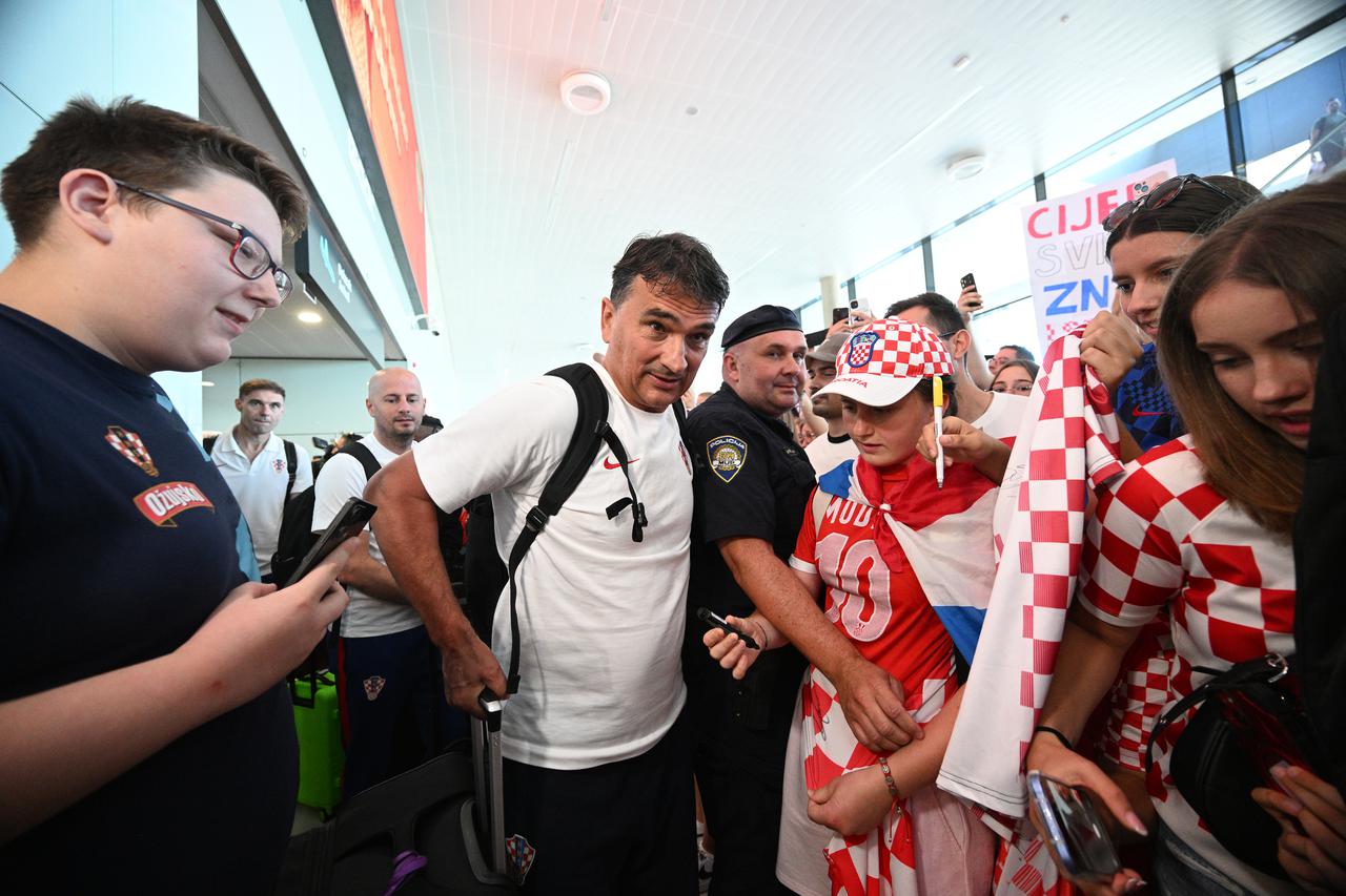 Velika Gorica: Doček hrvatske nogometne reprezentacije