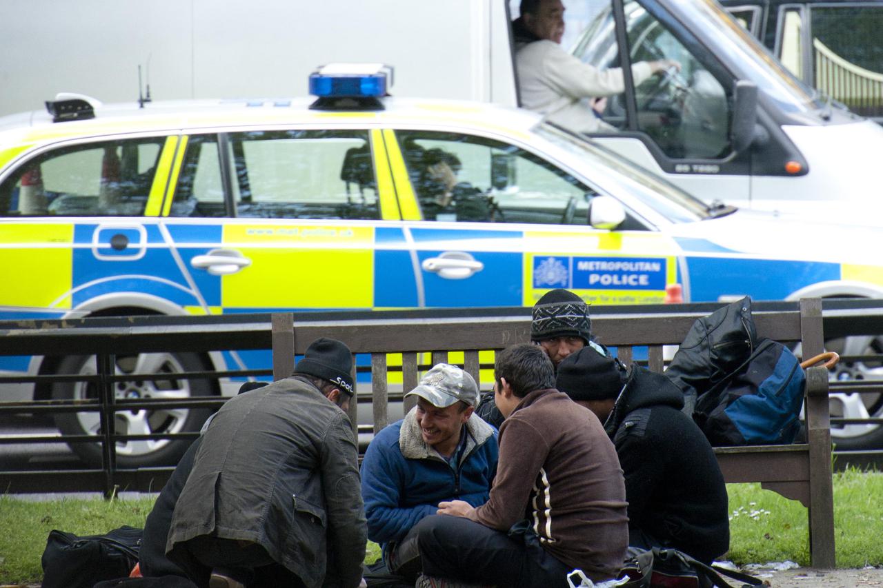 London: Rumunjski Romi ilegalno kampiraju u parku