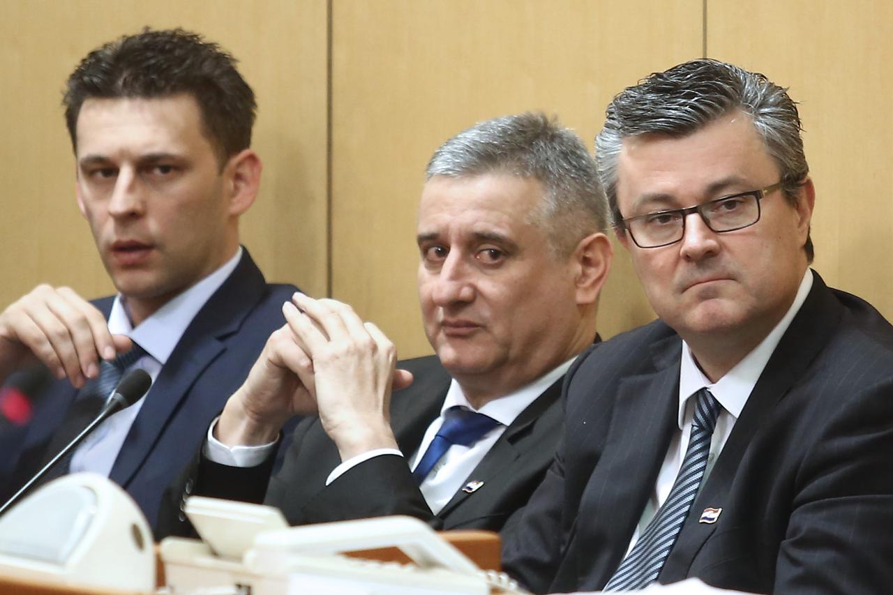 Tihomir Orešković, Božo Petrov, Tomislav Karamarko