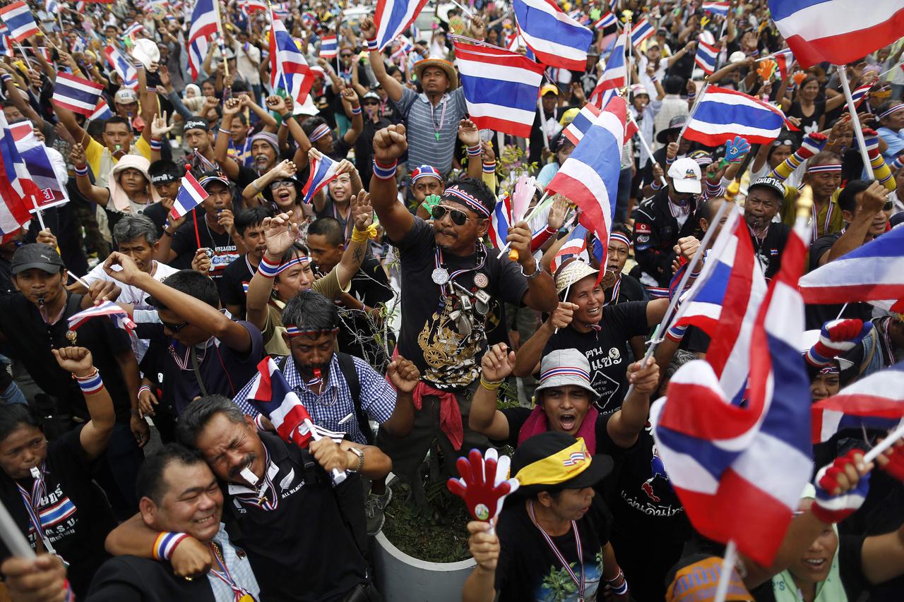 tajland bangkok prosvjedi
