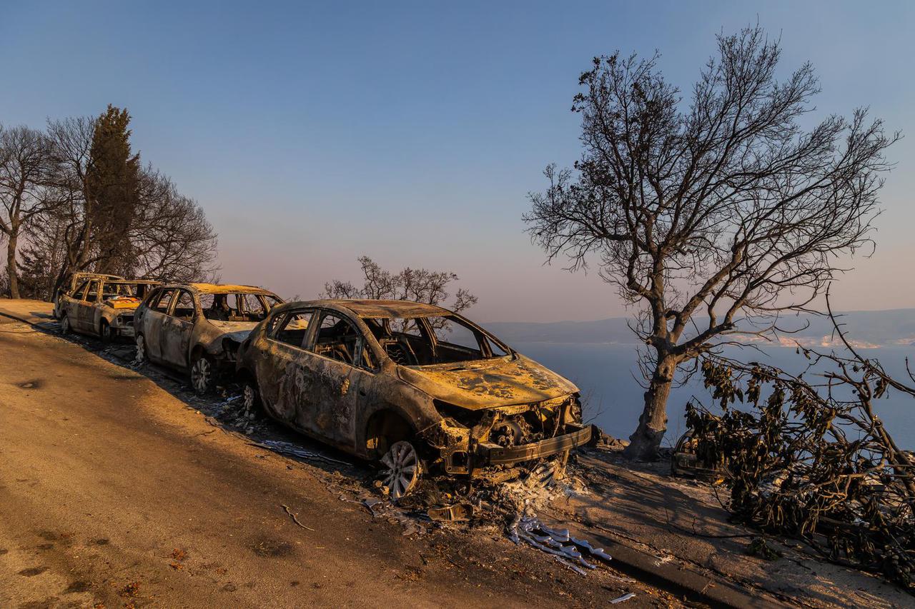 Posljedice katastrofalnog požara u mjestu Celina Staro Selo kod Omiša 