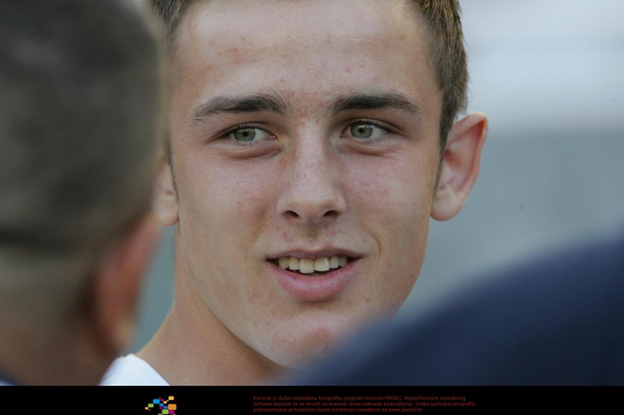 '19.07.2011., Poljud, Split - 1. HNL, Hajduk Split - HNK Sibenik.  Ivan Jakov Djoni,prije pocetka utakmice. Photo: Ivo Cagalj/PIXSELL'