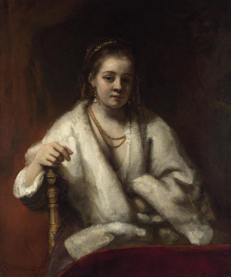 Rembrandtov pak čuveni “Portret Hendrickje Stoffels” iz 1654. posveta je njegovoj životnoj družici koja je također preminula od kuge