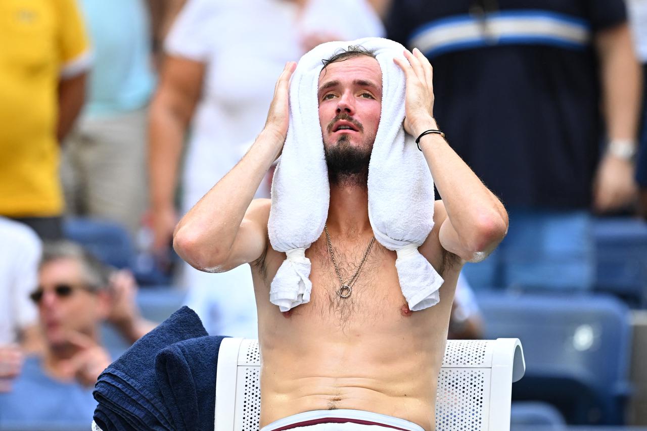 US Open - Quarter Final - Rublev v Medvedev