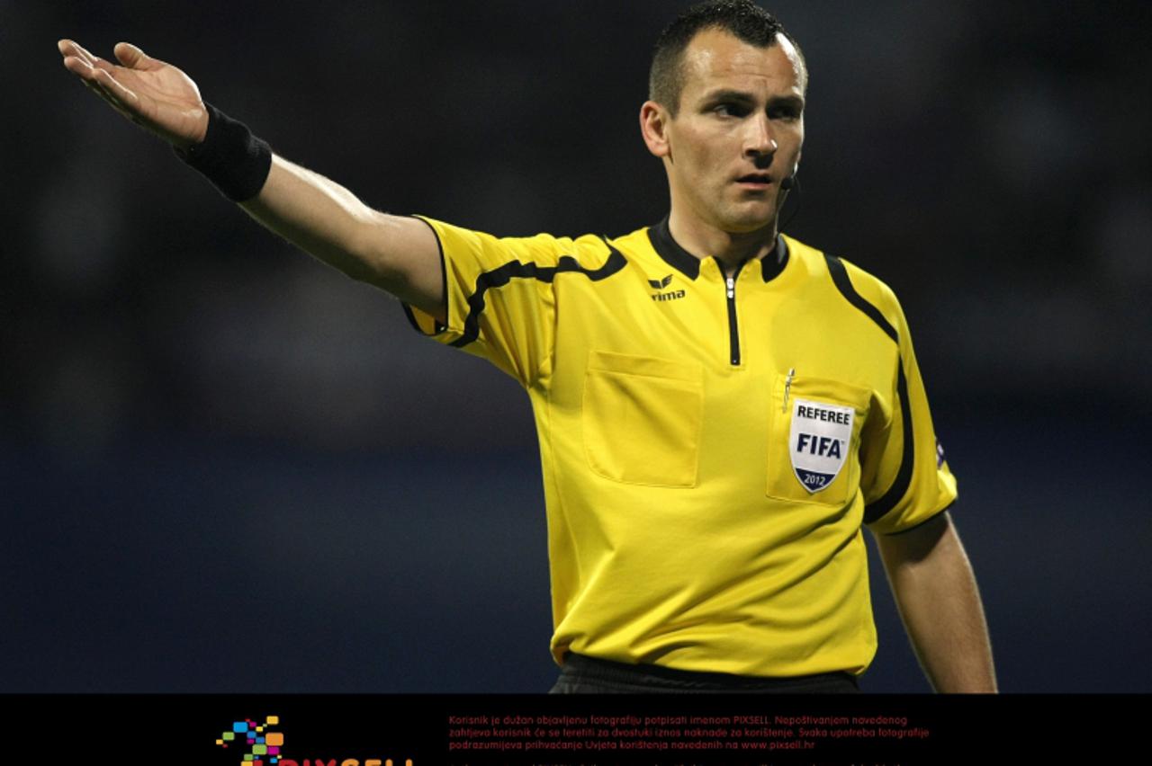 \'17.03.2012., Stadion Maksimir, Zagreb - 1. HNL, 22. kolo, GNK Dinamo - HNK Hajduk. Sudac Ivan Bebek. Photo: Sanjin Strukic/PIXSELL\'