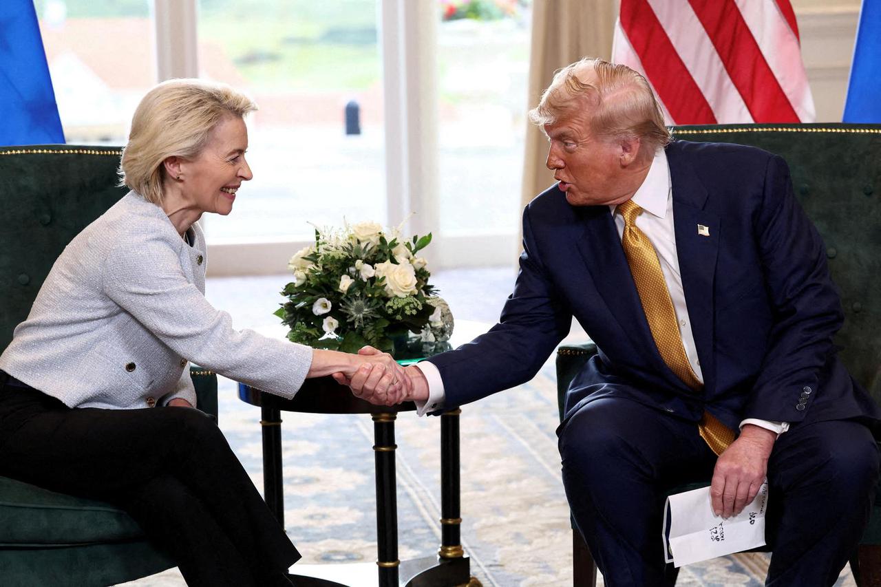 FILE PHOTO: U.S. President Trump visits Scotland
