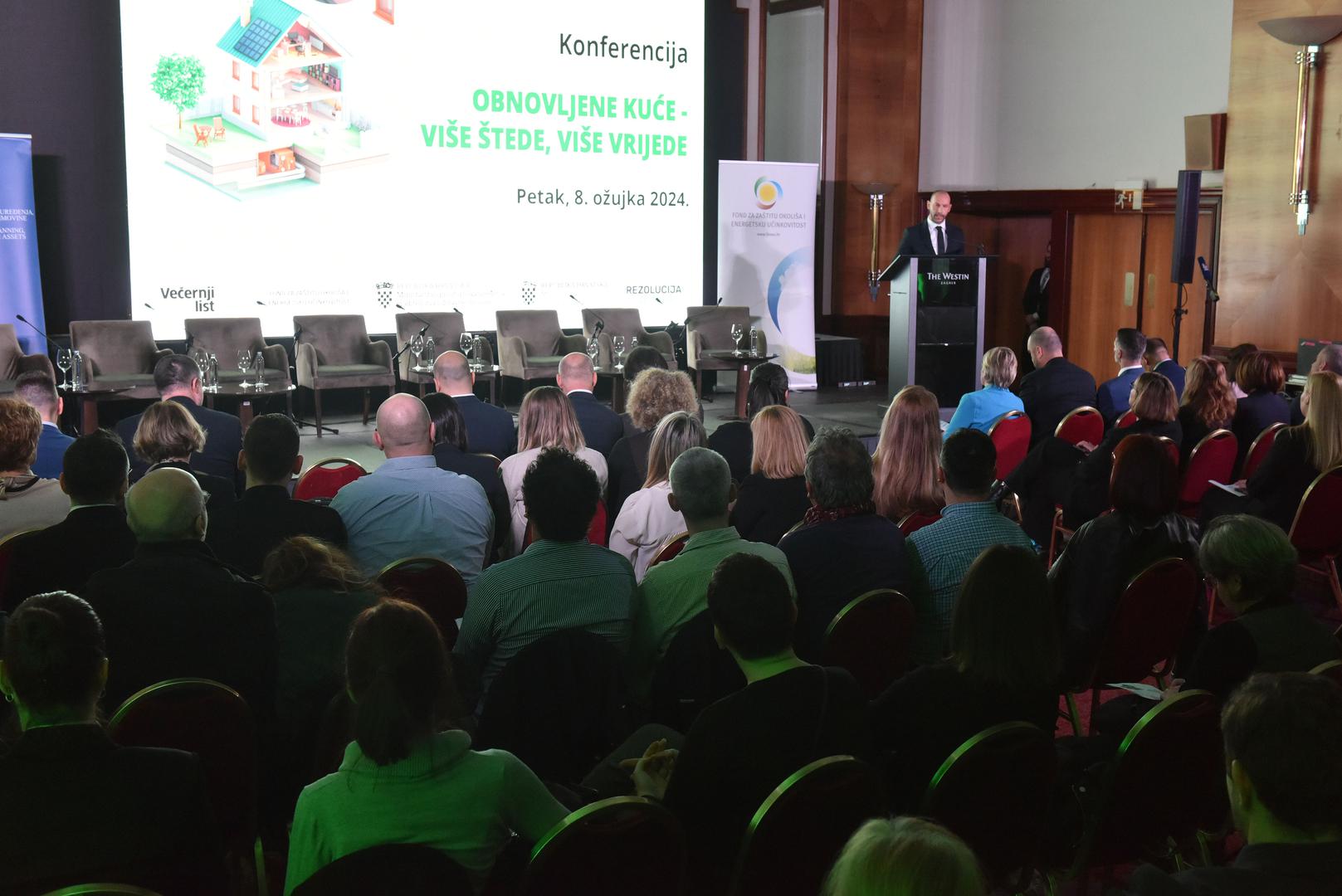 8.3.2024., Zagreb - U Hotelu Westin u organizaciji Vecernjeg lista odrzana je konferencija Obnovljene kuce vise vrijede. Photo: Davorin Visnjic/PIXSELL