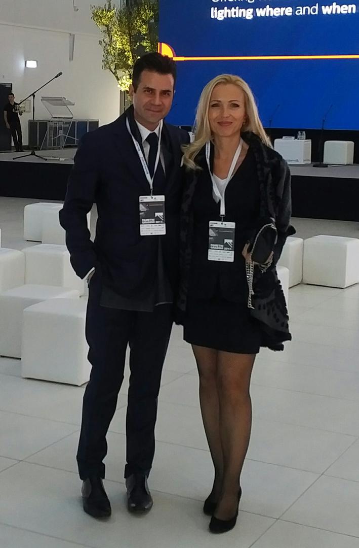 Andrea Borošić, predsjednica uprave Večernjeg lista i arhitekt Ante Vrban 