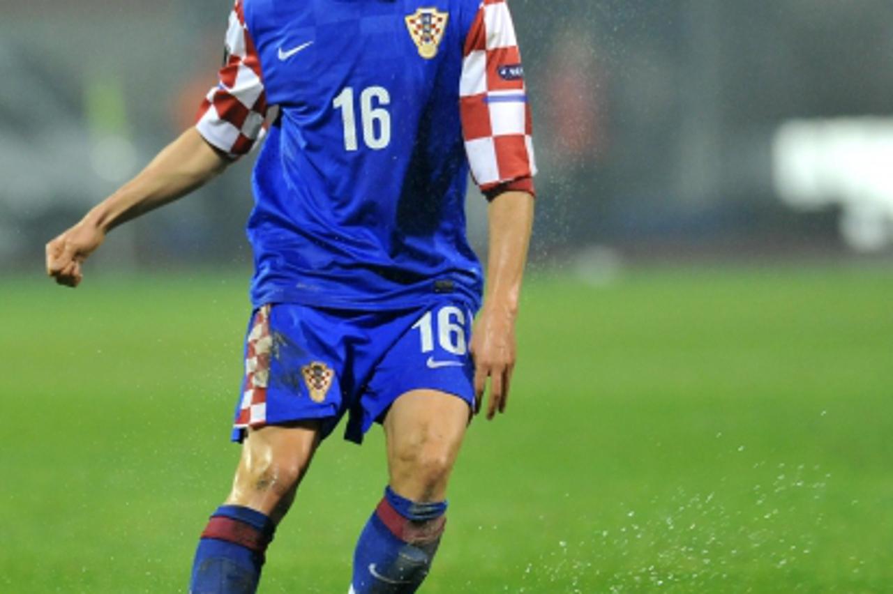 \'17.11.2010.,stadion u Maksimiru, Zagreb - Kvalifikacijska utakmica za Euro 2012.Hrvatska - Malta. Tomislav Dujmovic. Photo: Antonio Bronic/PIXSELL \'