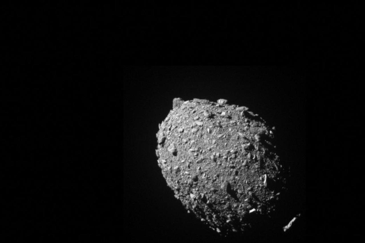 FILE PHOTO: Final images from NASA's DART spacecraft prior to impact