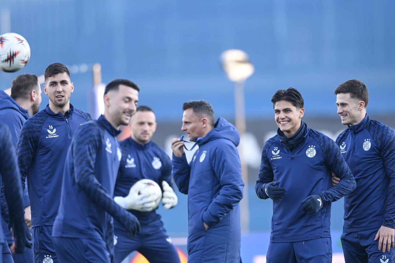 Zagreb: Trening GNK Dinama uoči sutrašnje utakmice protiv Genka