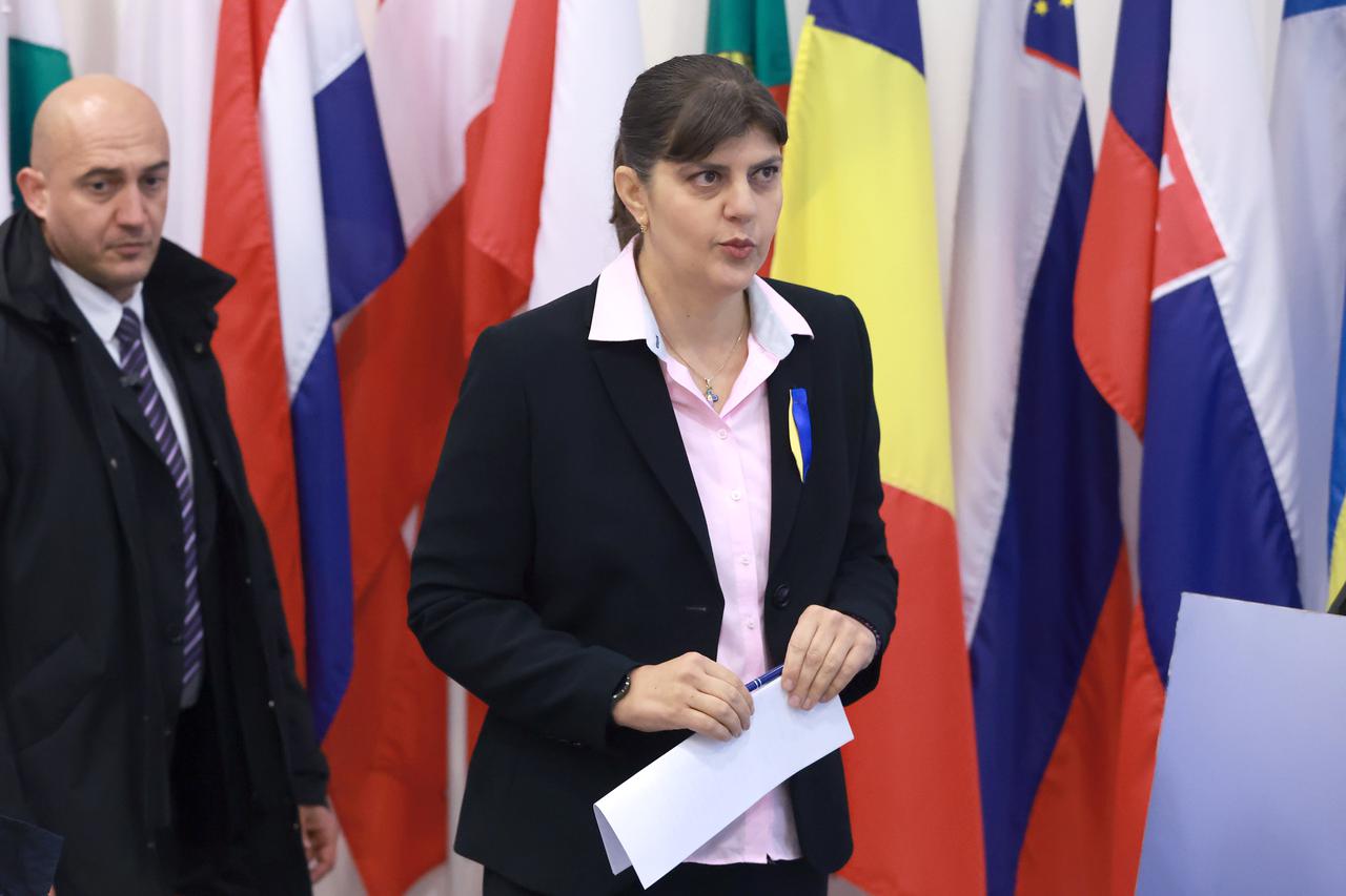 Zagreb: Europska javna tužiteljica Laura Codruta Kovesi održala konferenciju za medije