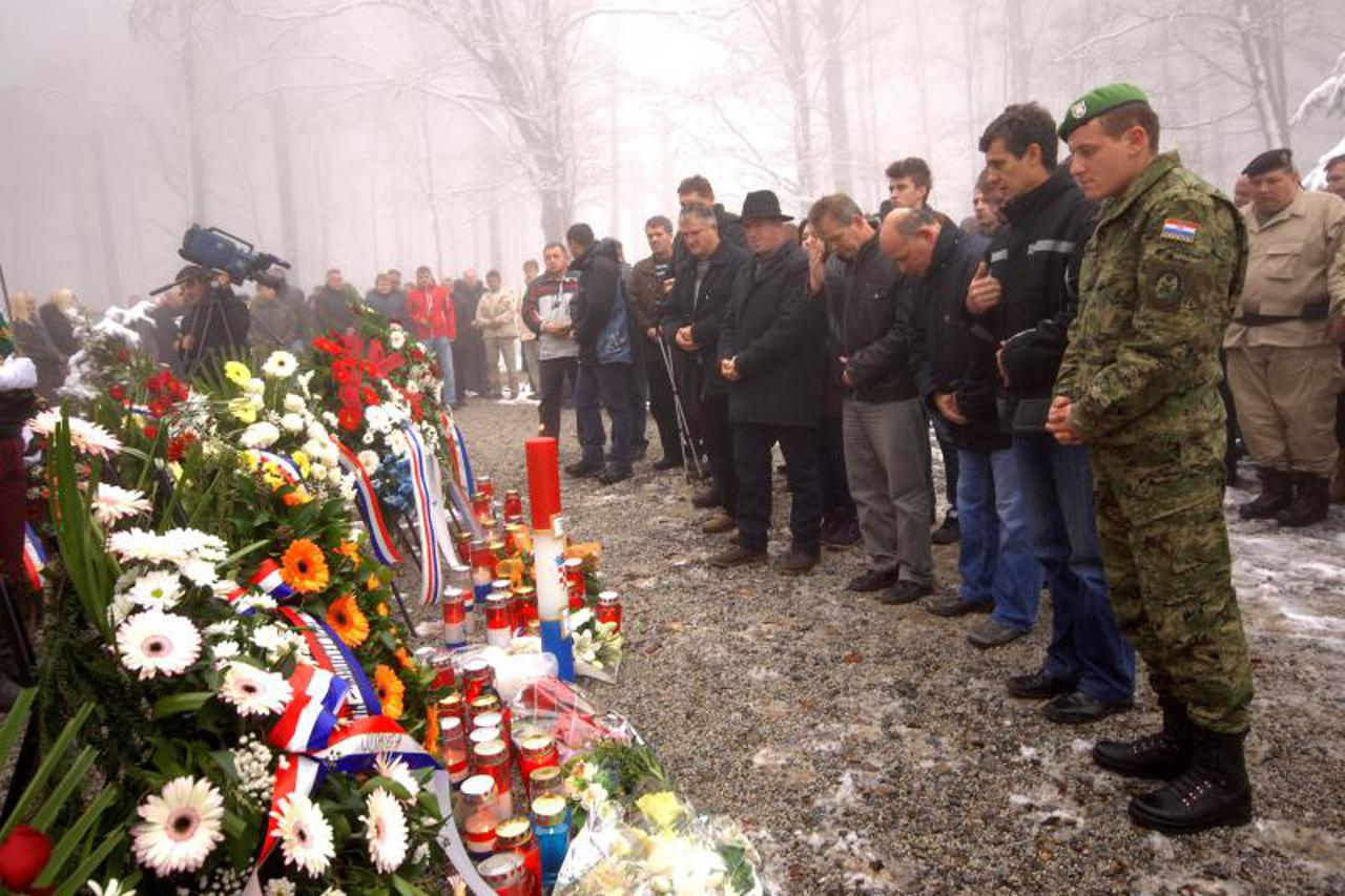Obilježavanje pogibije hrvatskih branitelja na Papuku