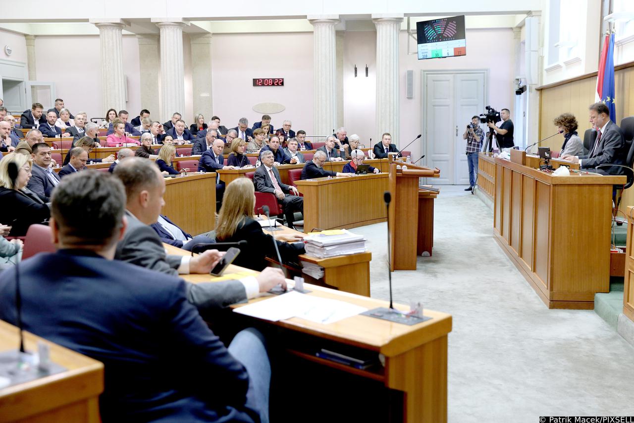 Zagreb: Sabor glasovanjem zavrsio 12. sjednicu