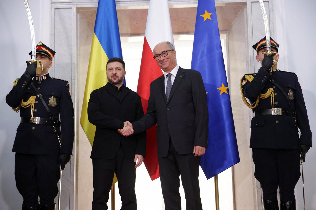 Ukraine's President Volodymyr Zelenskiy visits Poland