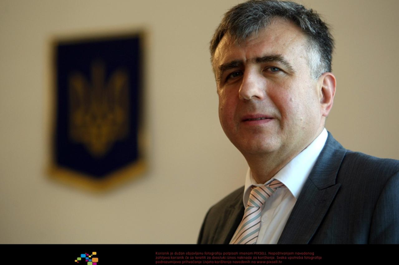 '05.08.2011., Vocarska 52, Zagreb - Ukrajinski veleposlanik u Hrvatskoj Oleksandr Levcenko. Photo: Sanjin Strukic/PIXSELL'