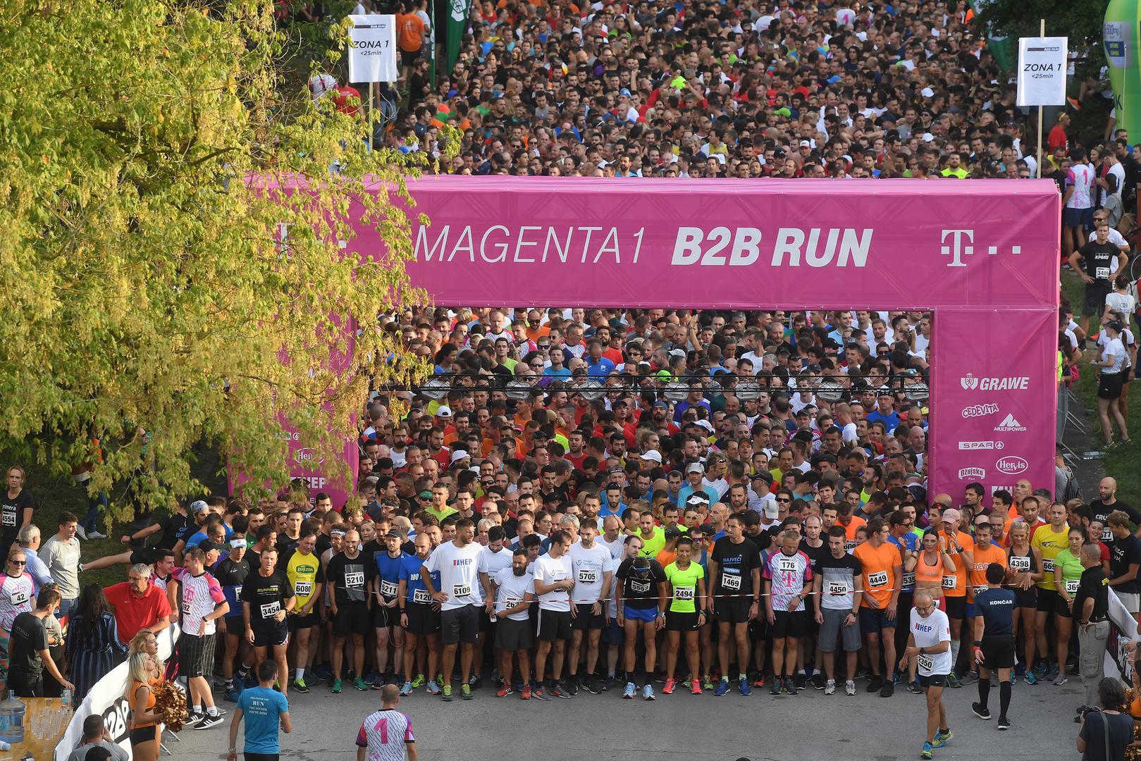 Na Zagrebačkom Velesajmu održana je utrka MAGENTA 1 B2B RUN.