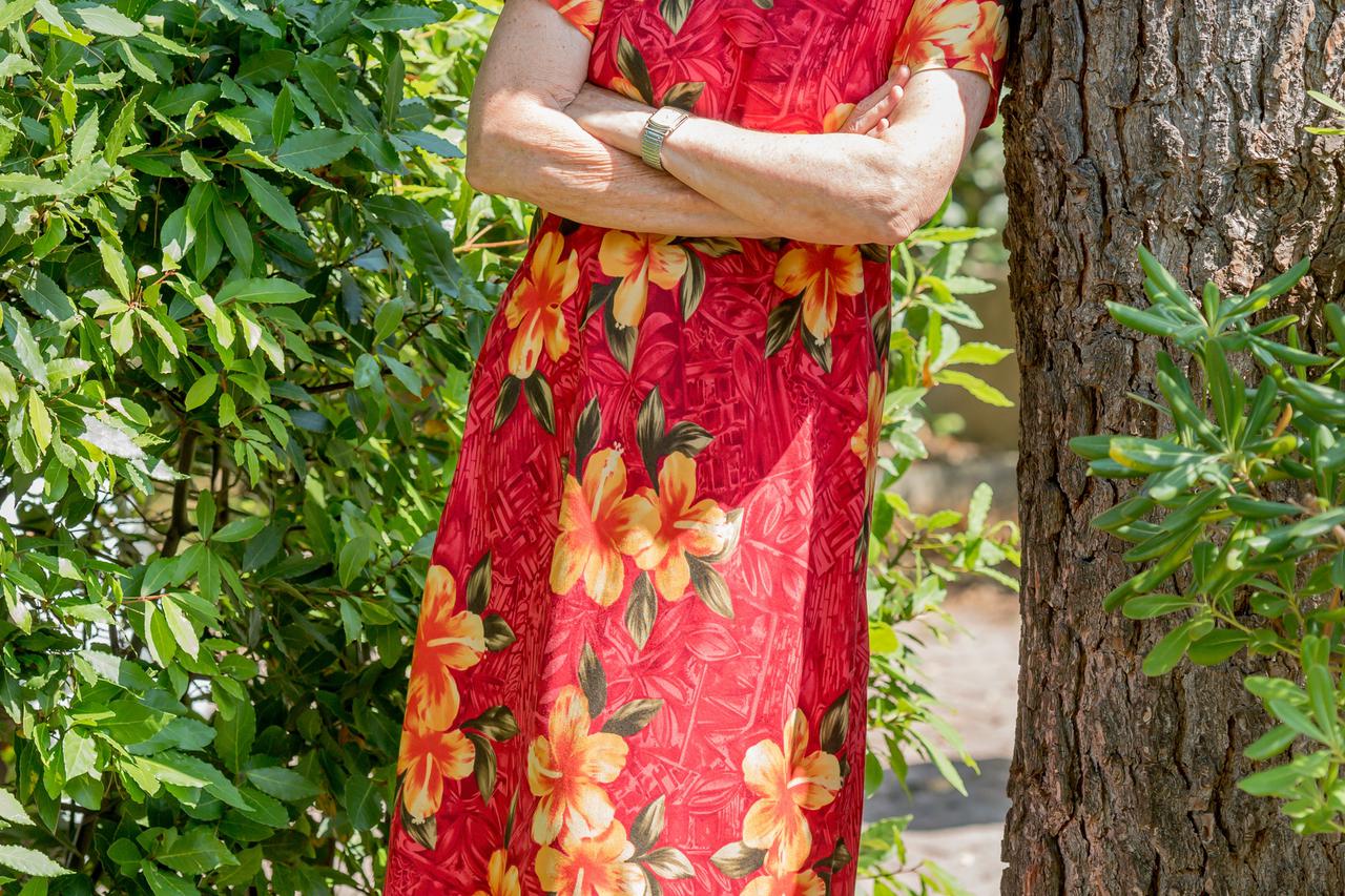 08.07.2015., Rovanjska - Julienne Busic, udovica Zvonka Busica. Photo: Dino Stanin/PIXSELL