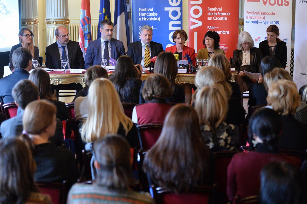 08.04.2015., Hrvatsko narodno kazaliste, Zagreb - Konferencija za medije povodom predstavljanja manifestacije 