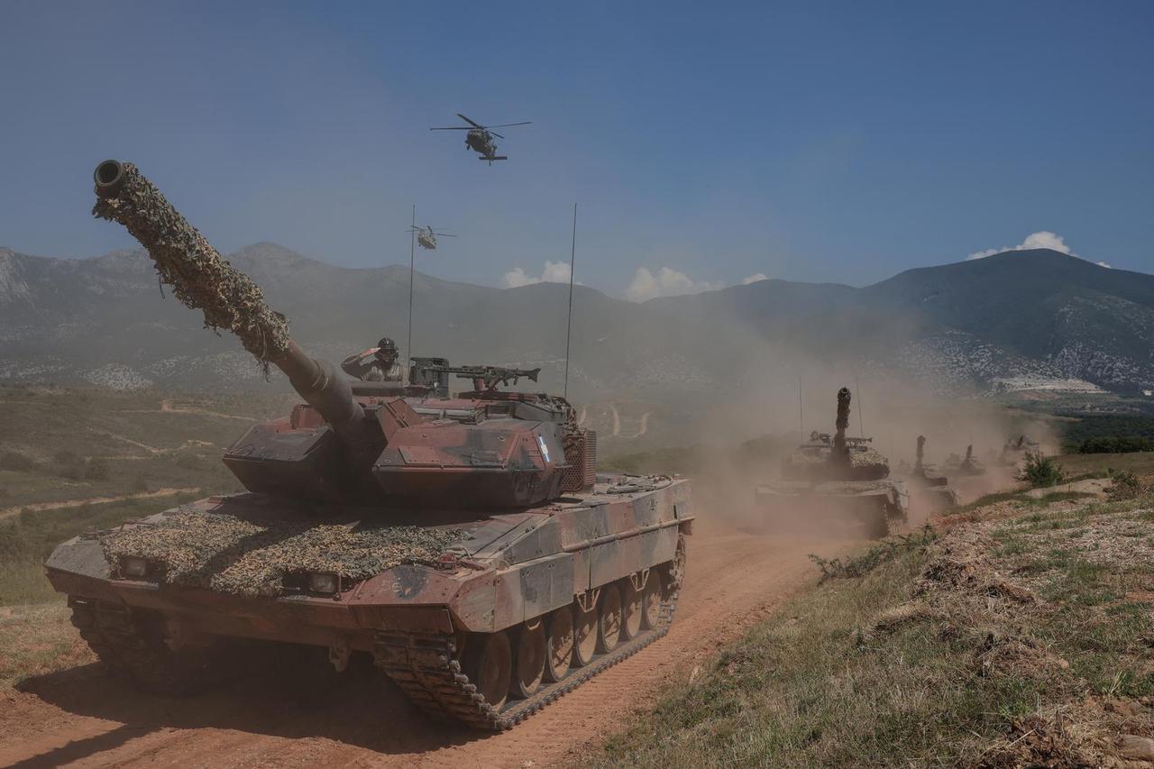 U.S. holds military exercises with NATO partners in Greece