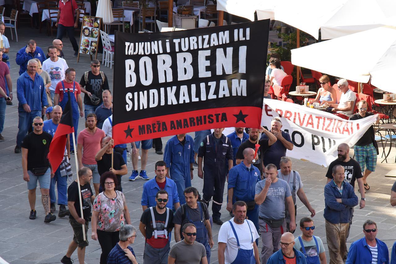 Pula: prosvjed radnika Uljanika