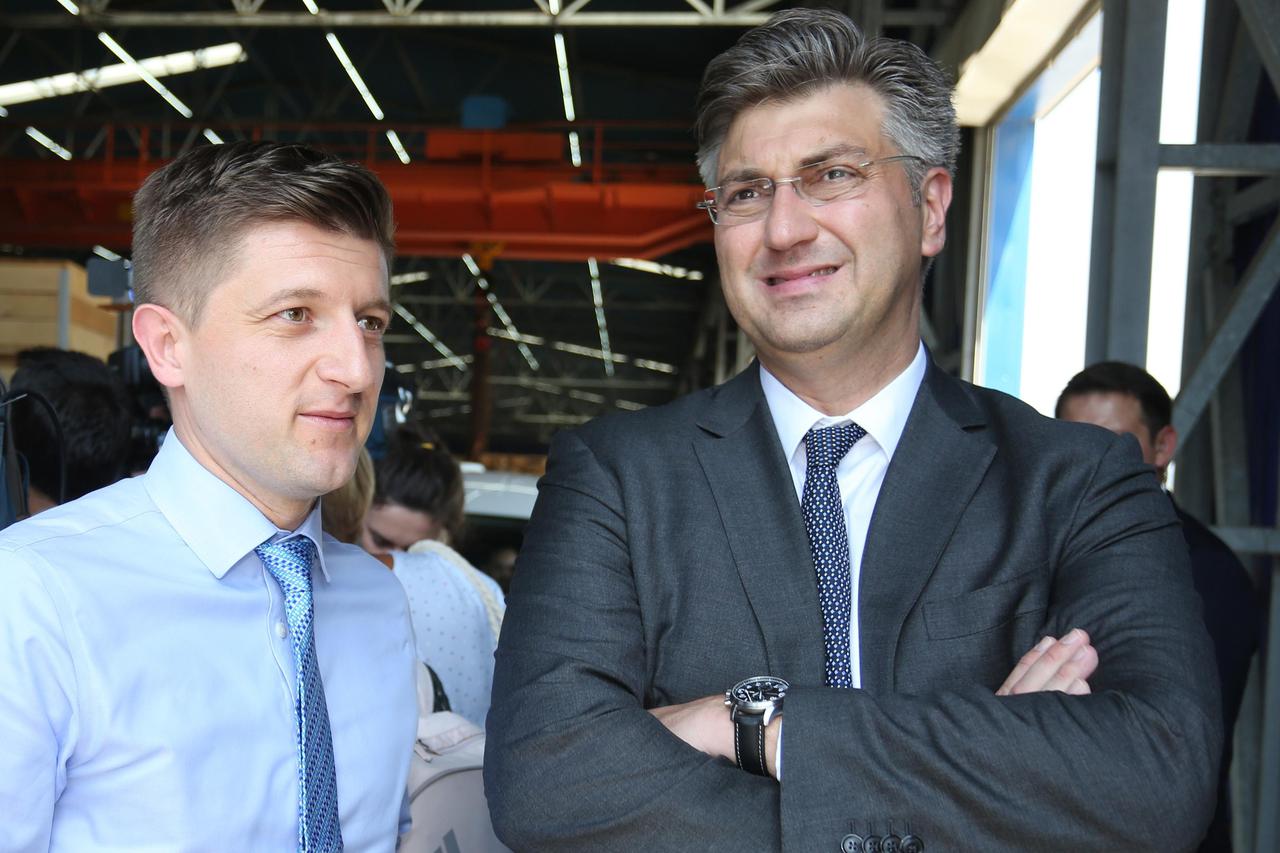 Andrej Plenković i Zdravko Marić