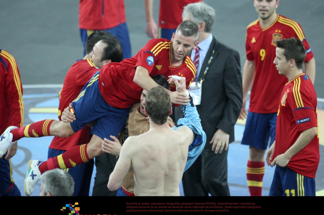 \'09.02.2012., Arena Zagreb, Zagreb - UEFA futsal EURO 2012., polufinale, Spanjolska - Italija. Miguelin.  Photo: Igor Kralj/PIXSELL\'