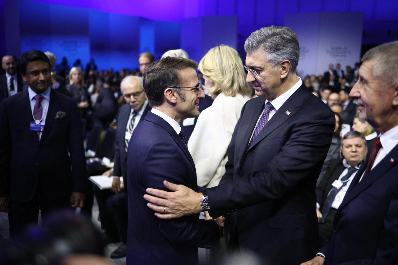 Macron at World Economic Forum Annual Meeting 2026 - Davos