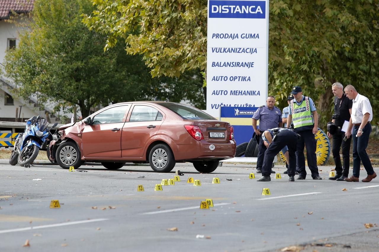 Josipovac: U prometnoj nesreći nedaleko Osijeka poginuo motociklist