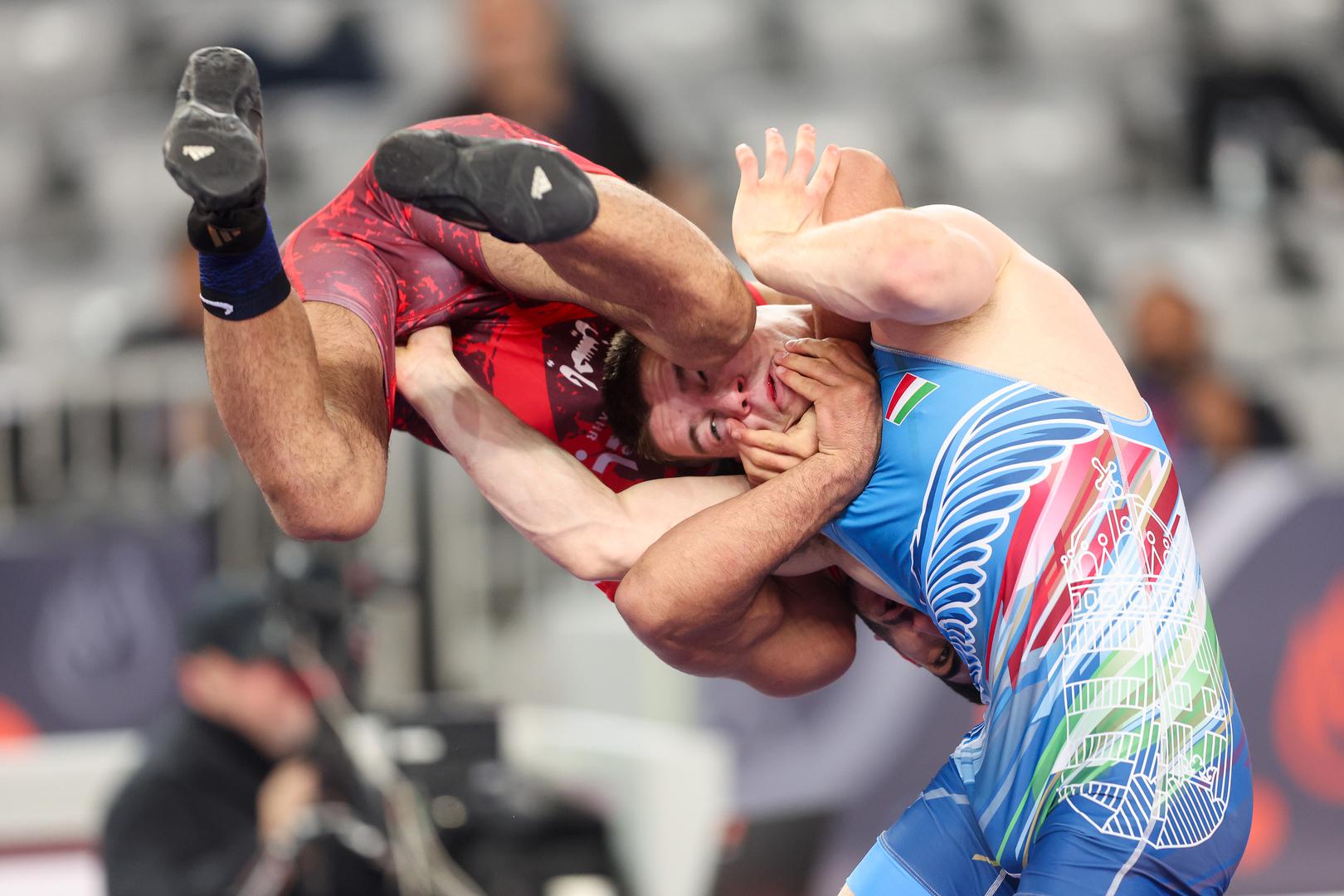 Međunarodni turnir u hrvanju, UWW Grand Prix Ranking Series Zagreb Open 2025 u Areni Zagreb. Shamsollah Sohrabi - Levente Levai, 72 kg, borba za zlato