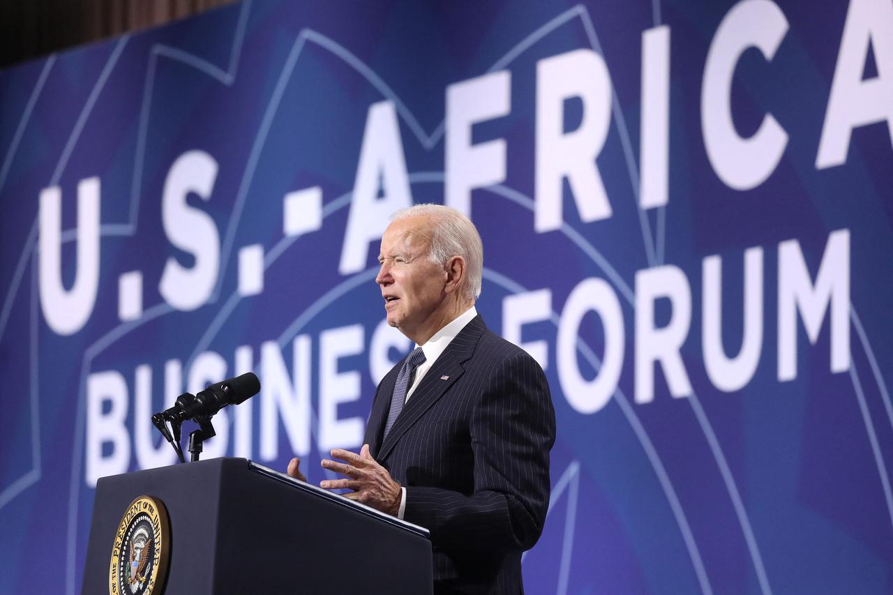 US President Joe Biden delivers remarks at US-Africa Business Forum