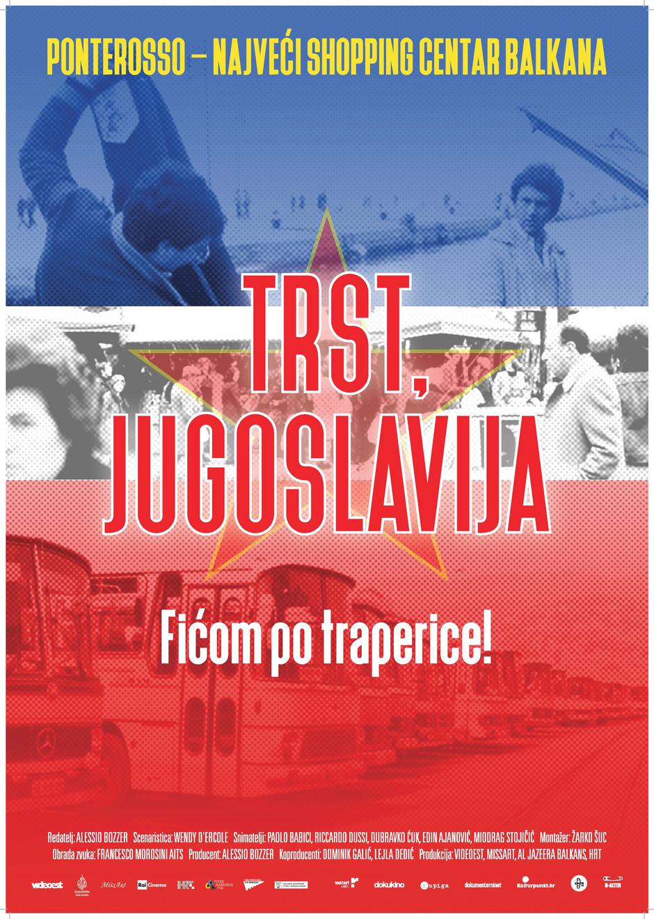 Plakat filma "Trst, Jugoslavija"