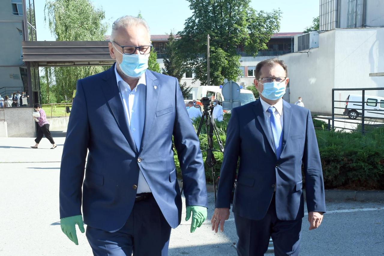 Božinović se u Sisku zahvalio zdrastvenim radnicima na doprinosu u borbi protiv korone