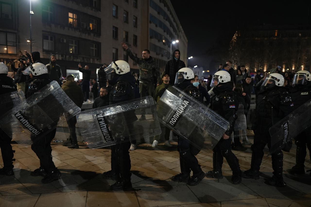 Policijske snage na ulicama Beograda