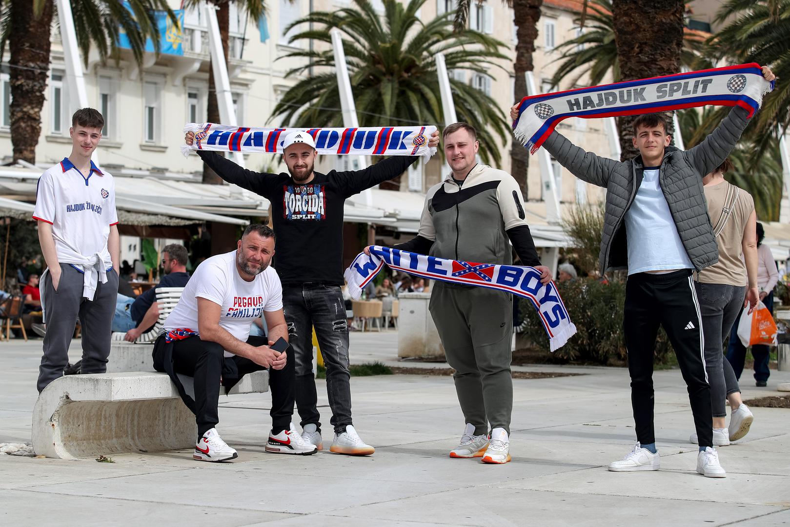 Navijači Hajduka priželjkuju pobjedu splitske momčadi nakon poraza u derbiju otprije četiri dana u HNL-u