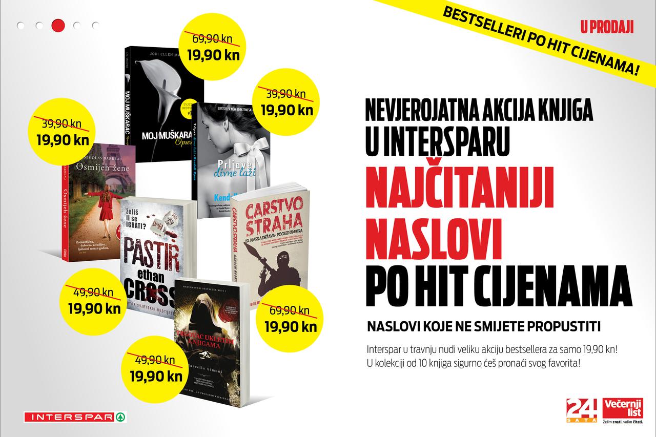 akcija knjiga u Intersparu