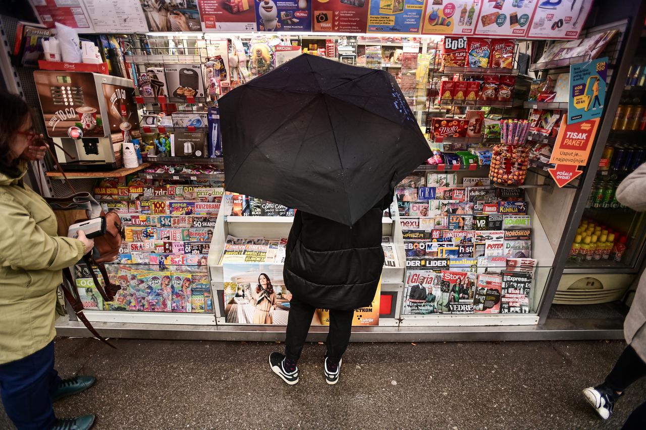 Kišno jutro u Zagrebu