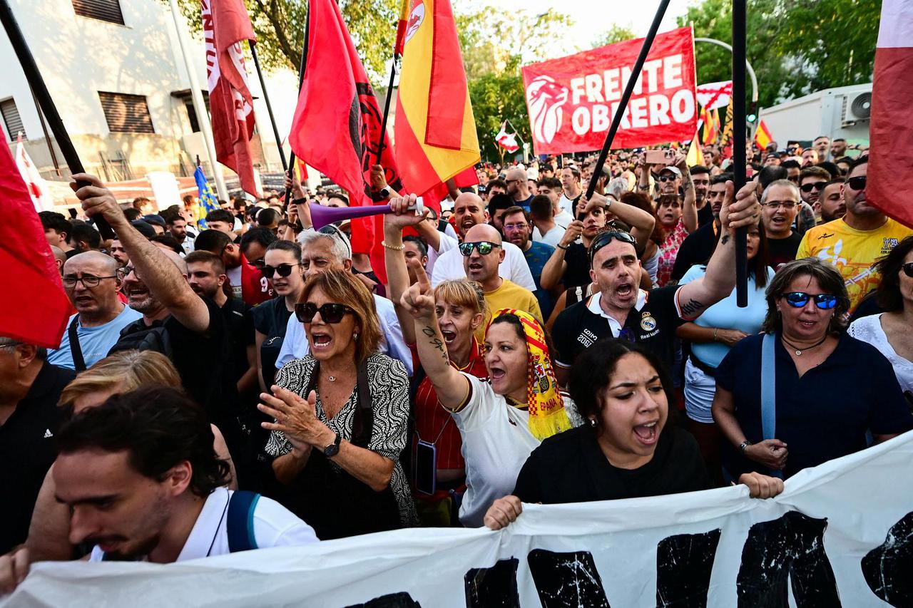 Protest in Madrid