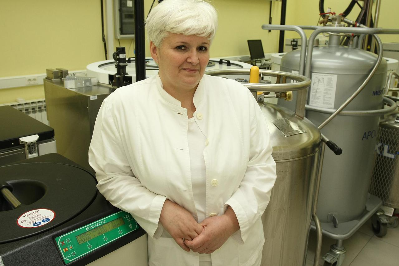 27.02.2012., Zagreb -  Procelnica Odjela klinicke transfuzije i voditeljica banke ljudskog tkiva u KBC Rebro dr. Branka Golubic Cepulic.  Photo: Jurica Galoic/PIXSELL