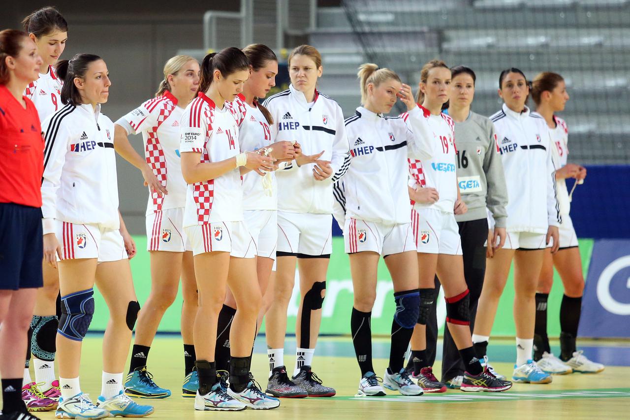 10.12.2014., Varazdin - Zensko Europsko rukometno prvenstvo, skupina C, Hrvatska - Njemacka. Photo: Slavko Midzor/PIXSELL