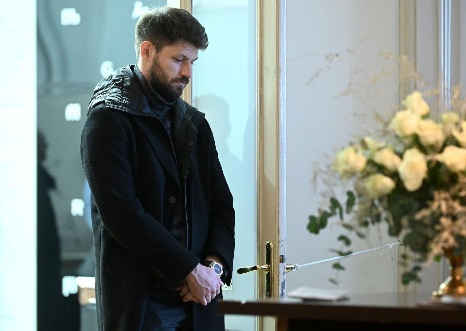 05.01.2024., Zagreb - Komemoracija za pokojnog Juricu Popovica odrzala se u Klubu knjizevnika. Bruno Petkovic Photo: Marko Lukunic/PIXSELL