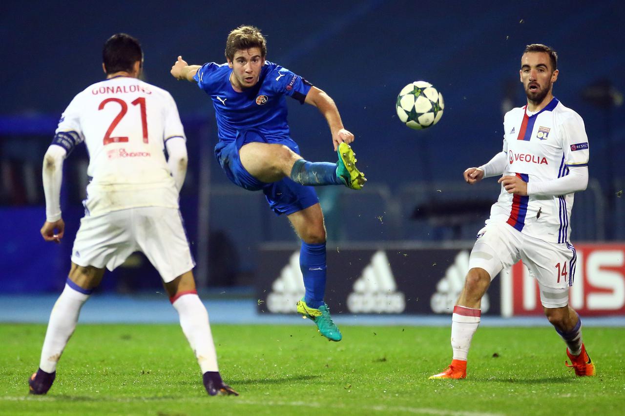 Zagreb: Liga prvaka, skupina H, 5. kolo, GNK Dinamo - Olympique Lyon