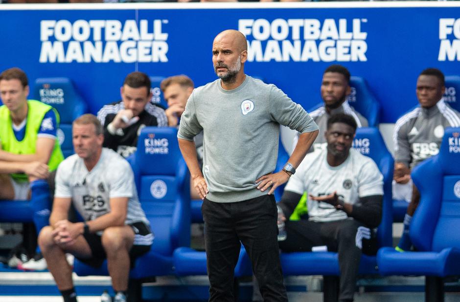 (SP)BRITAIN-LEICESTER-FOOTBALL-PREMIER LEAGUE-LEICESTER CITY VS MANCHESTER CITY