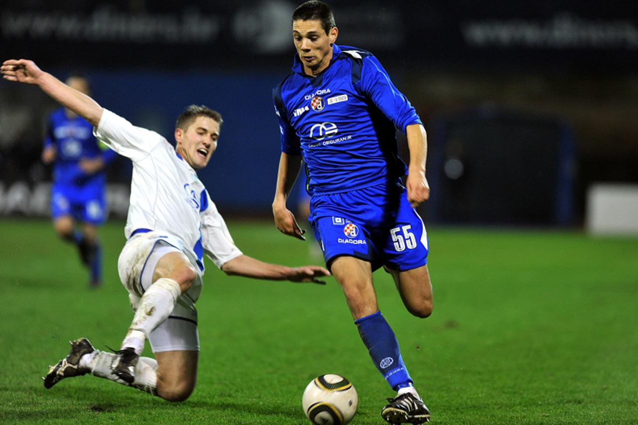 '23.11.2010., stadion Maksimir, Zagreb - Prva utakmica cetvrtfinala Hrvatskog nogometnog kupa izmedju NK Dinamo i NK Osijek. Ante Rukavina.  Photo: Goran Stanzl/PIXSELL'