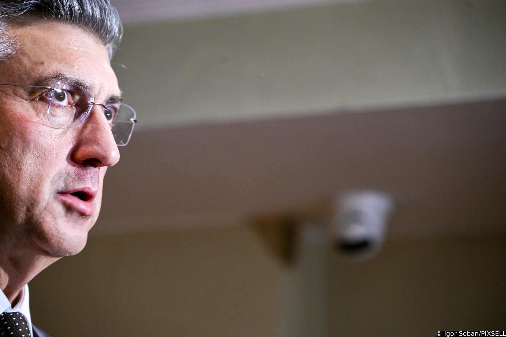 13.03.2026., Zagreb - Andrej Plenkovic dao je izjavu za medije. Photo: Igor Soban/PIXSELL