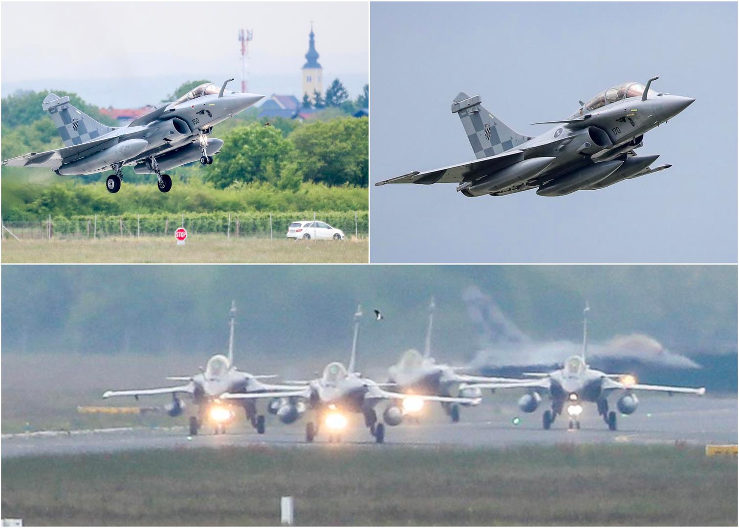 Šest borbernih zrakoplova Rafale stiglo je u Hrvatsku
