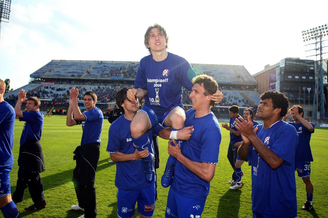 ARHIVA - Zagreb: Luka Modrić oprostio se od Dinama još jednim naslovom prvaka