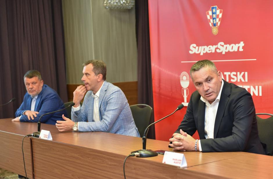 Zagreb: Svečano potpisivanje ugovora između HNS-a i SuperSporta